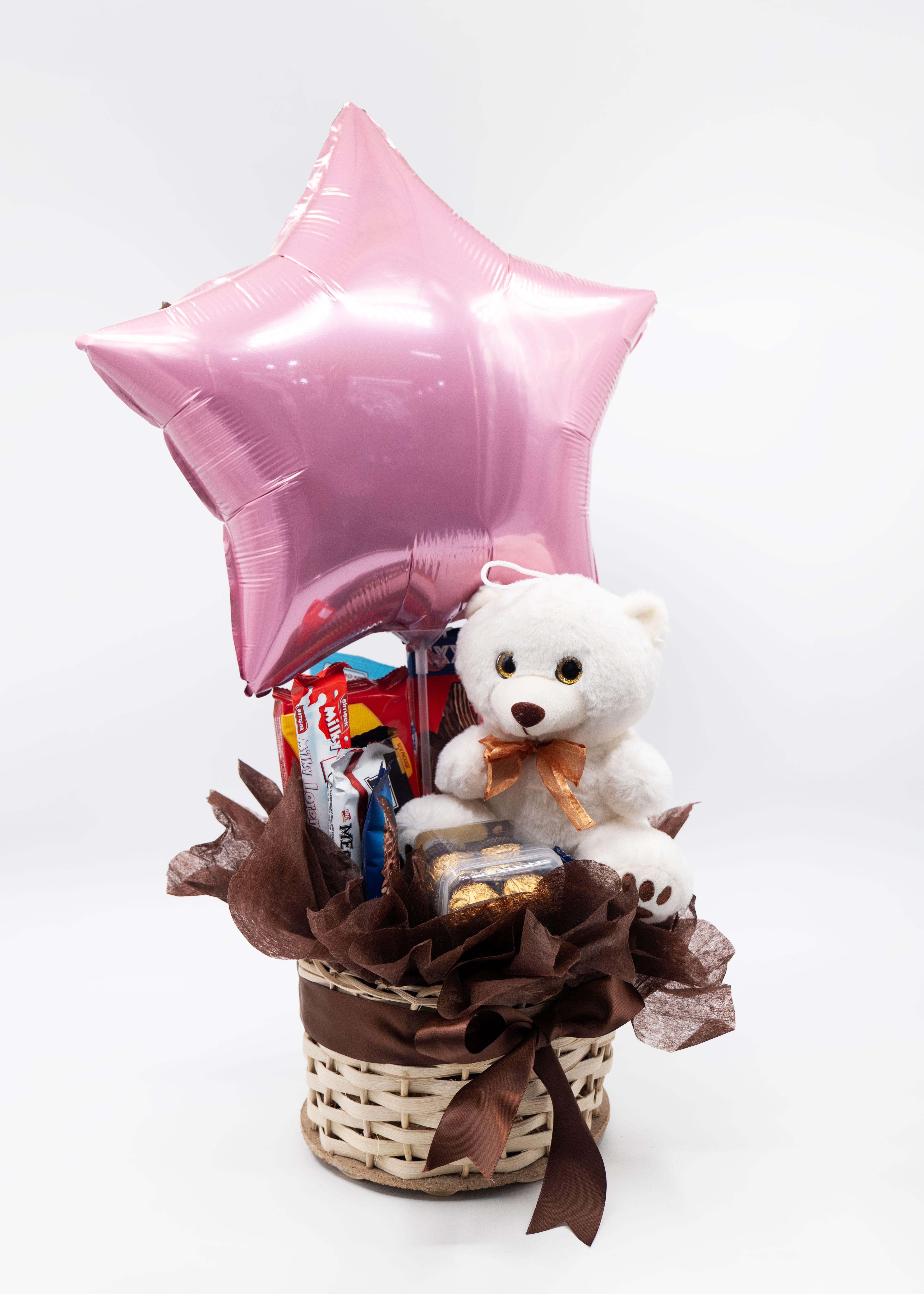 Cesta para ti con peluche